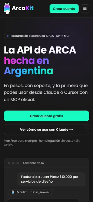 ArcaKit screenshot · mobile