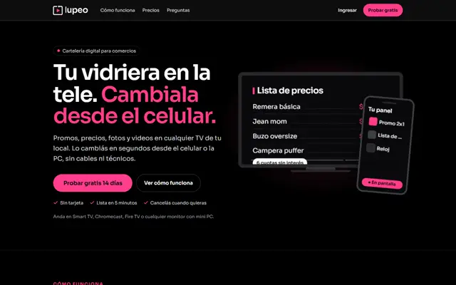 Lupeo screenshot