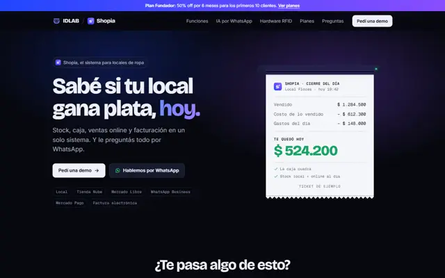 Shopia screenshot