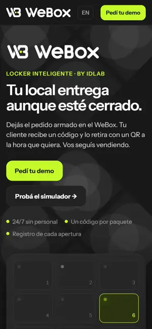 WeBox screenshot · mobile